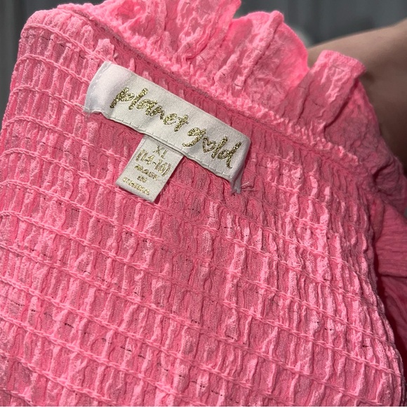 Pink Ruffled Sleeveless Dress - Picture 5 of 5